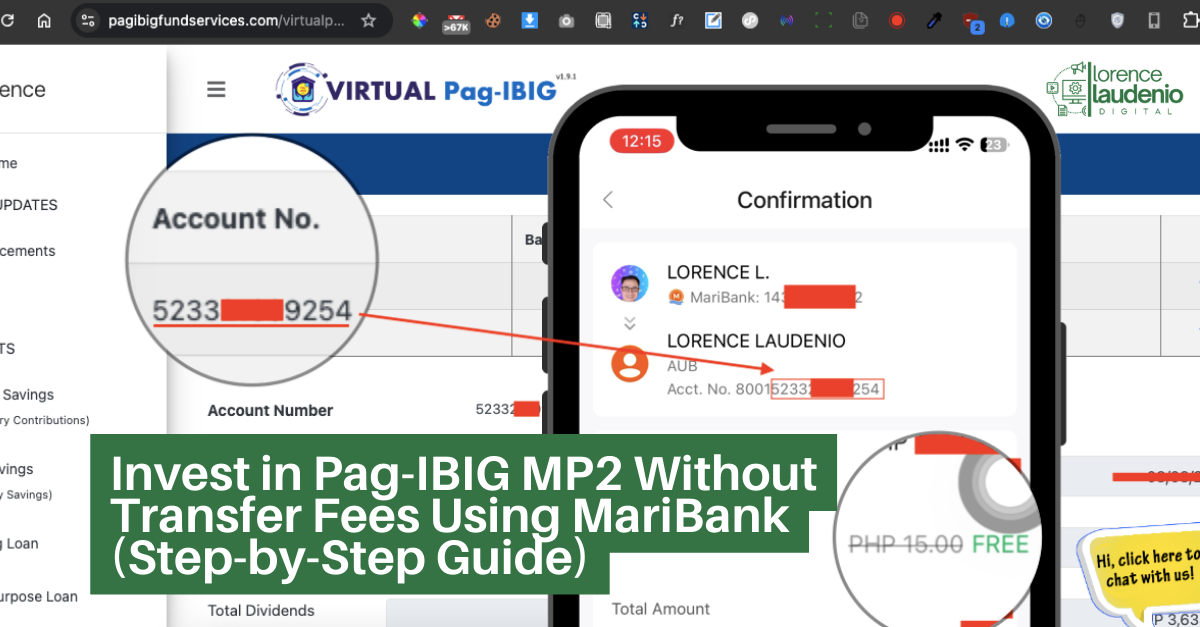Invest in Pag-IBIG MP2 Without Transfer Fees Using MariBank (Step-by-Step Guide)